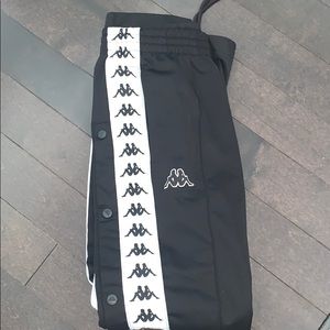 Black kappa pants (small)